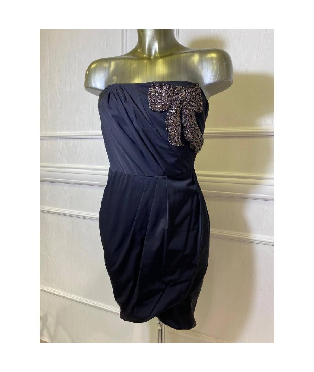 ELISABETTA FRANCHI Черное платье, фото 8