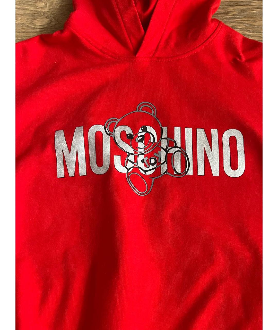 MOSCHINO KIDS Красный хлопковый детская футболка / топ, фото 3