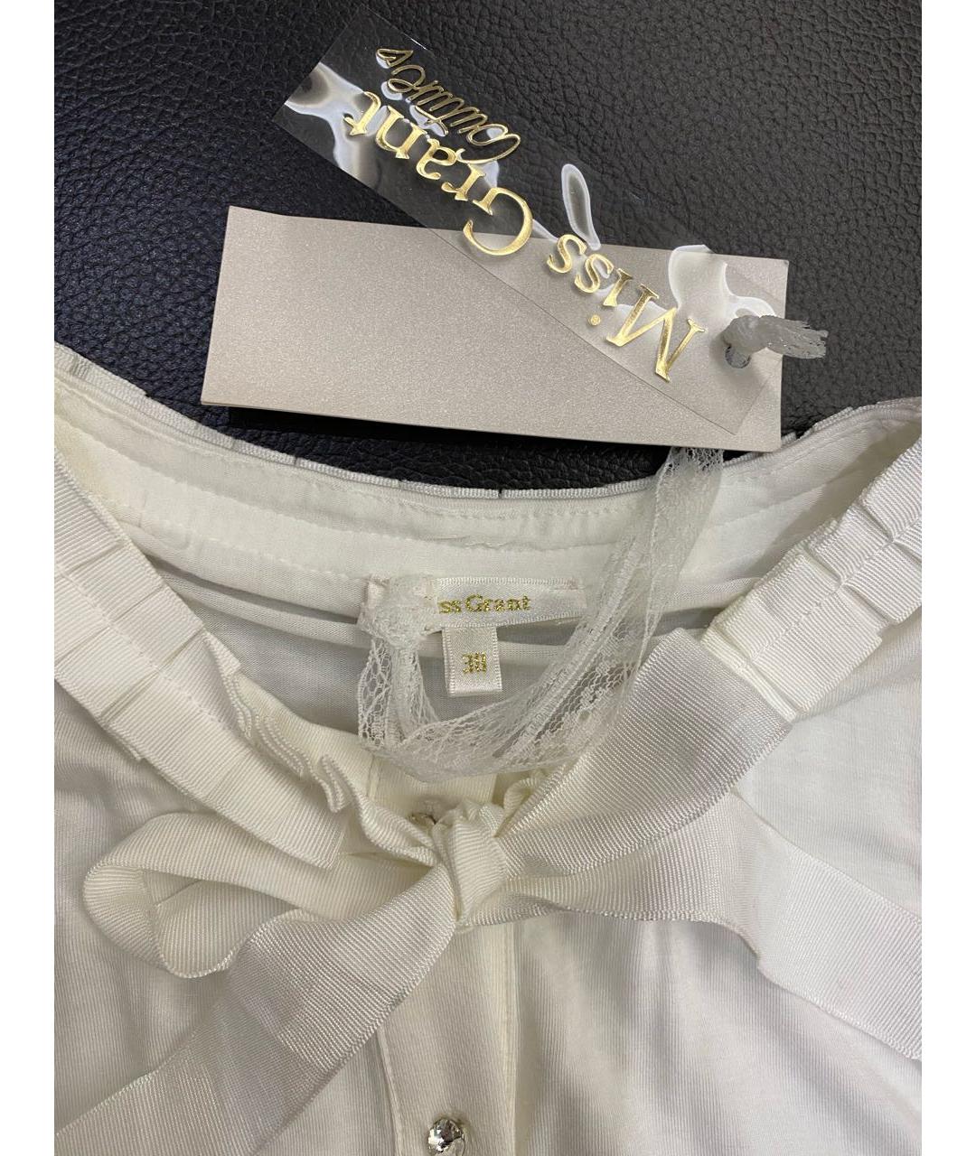 MISS GRANT KIDS Белая вискозная рубашка/блузка, фото 2