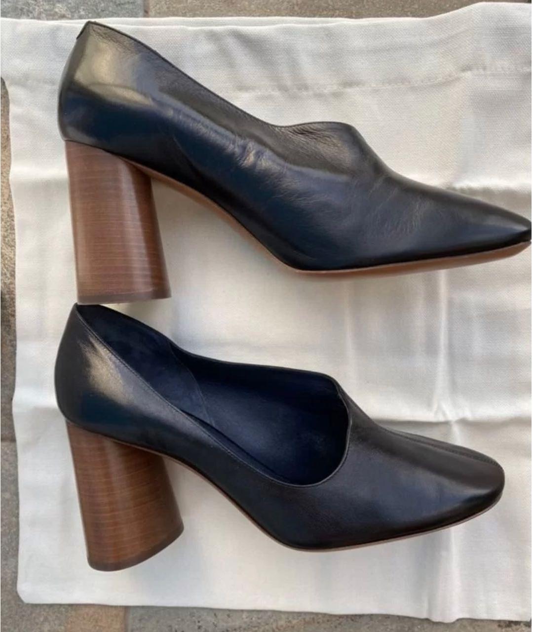 CELINE PRE-OWNED Черные кожаные туфли, фото 9