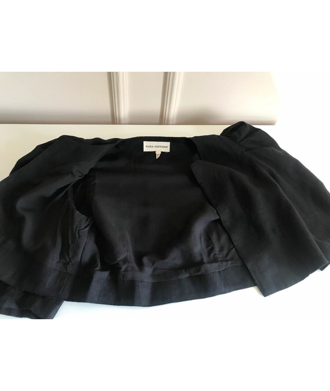 MARA HOFFMAN Черный льняной жакет/пиджак, фото 7