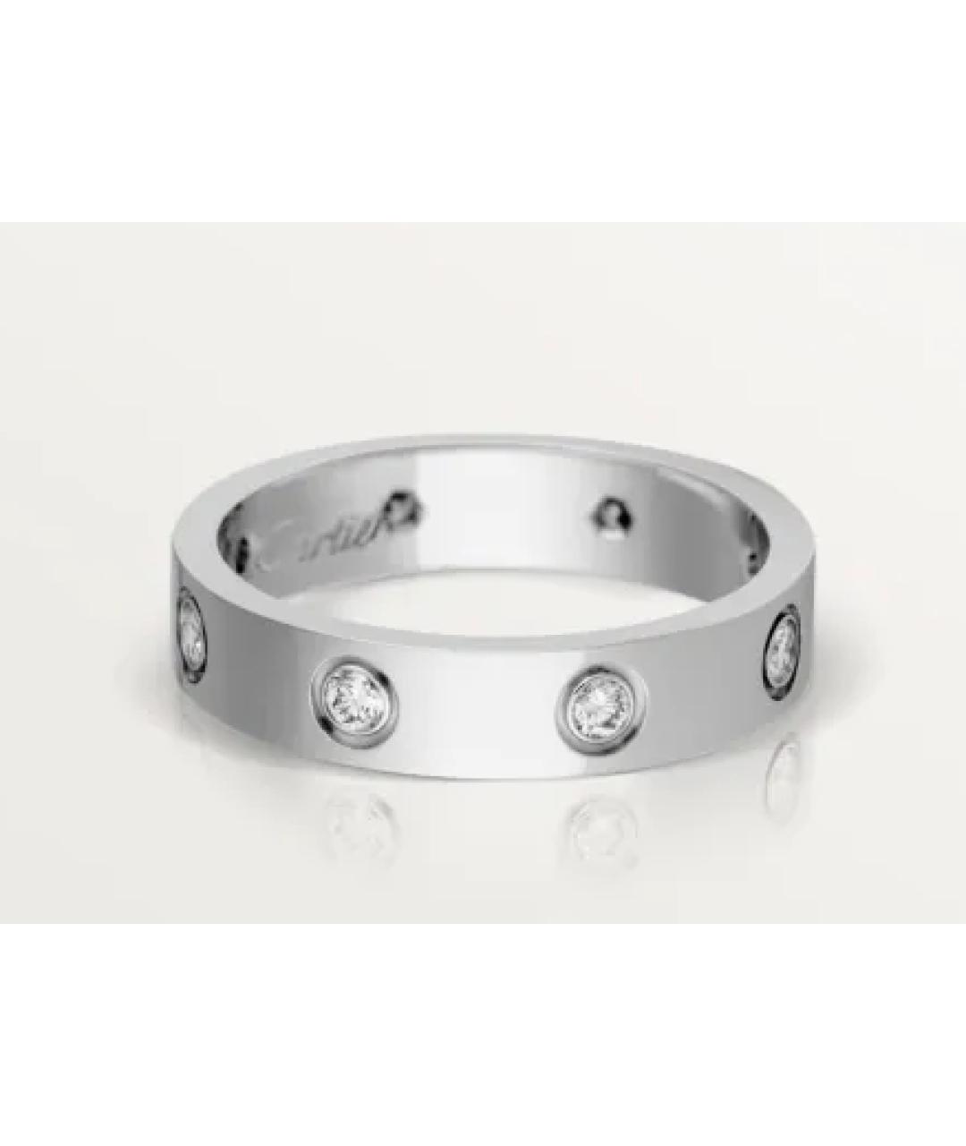 CARTIER Серебряное кольцо из белого золота, фото 8