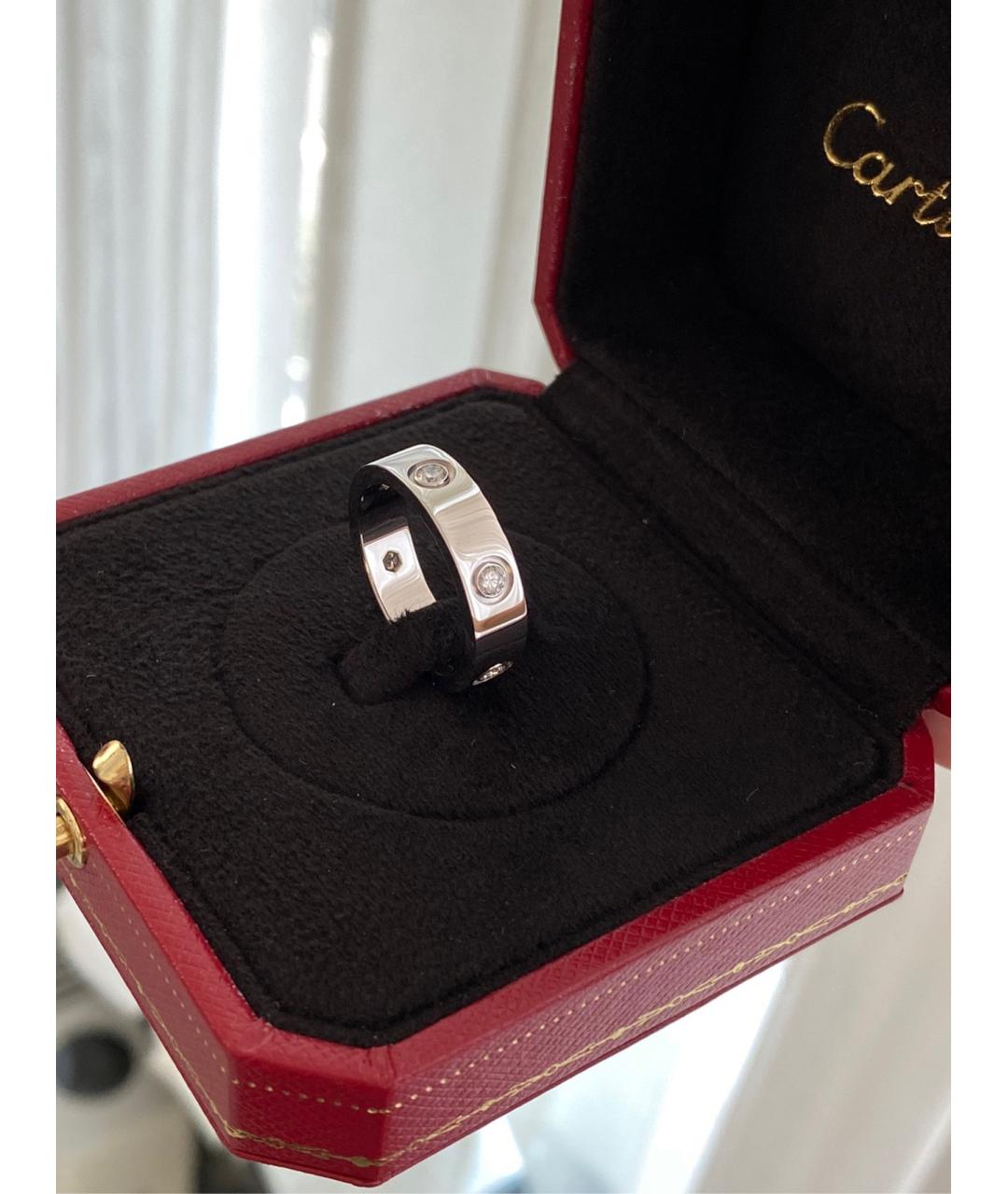 CARTIER Серебряное кольцо из белого золота, фото 3