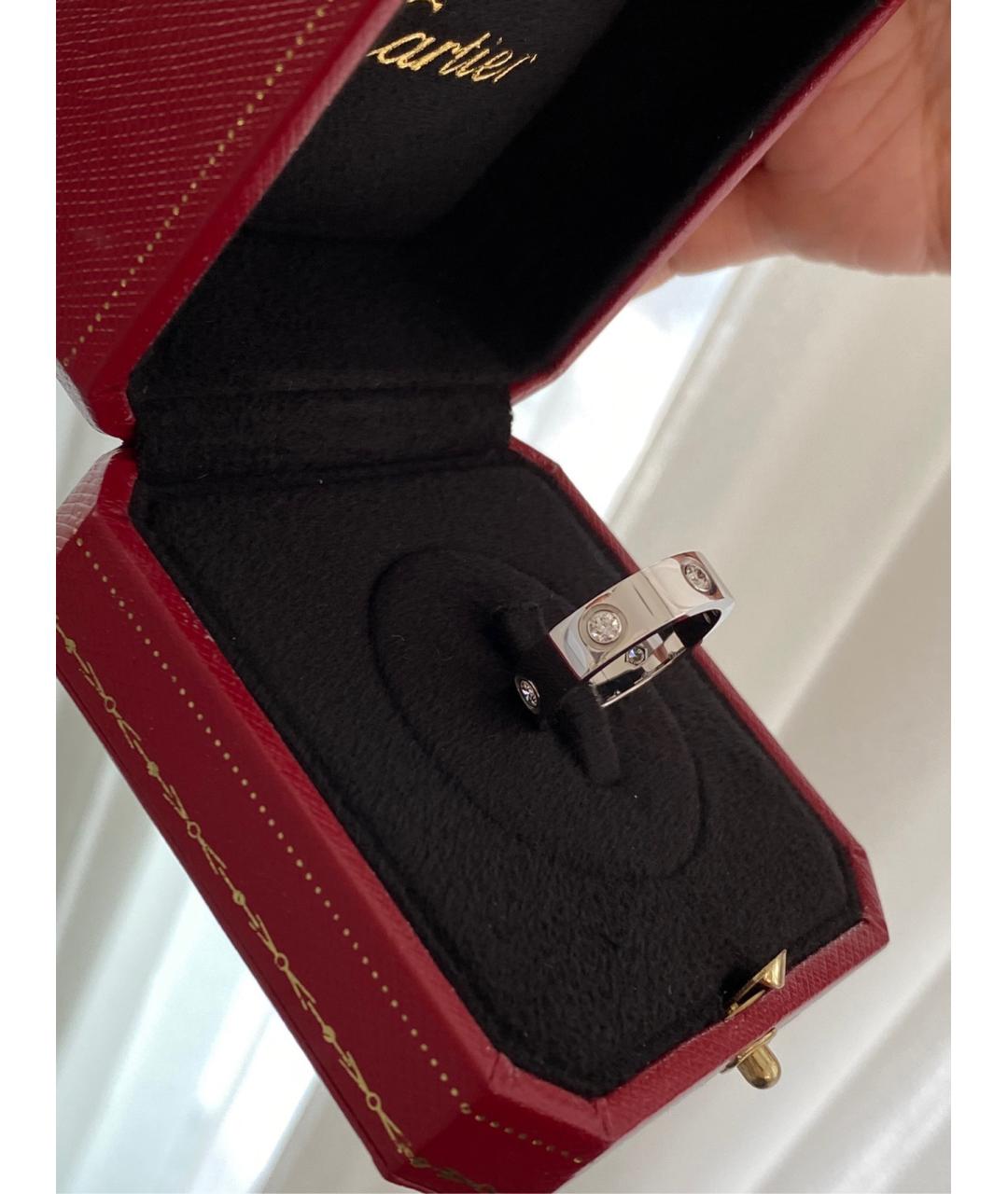 CARTIER Серебряное кольцо из белого золота, фото 4