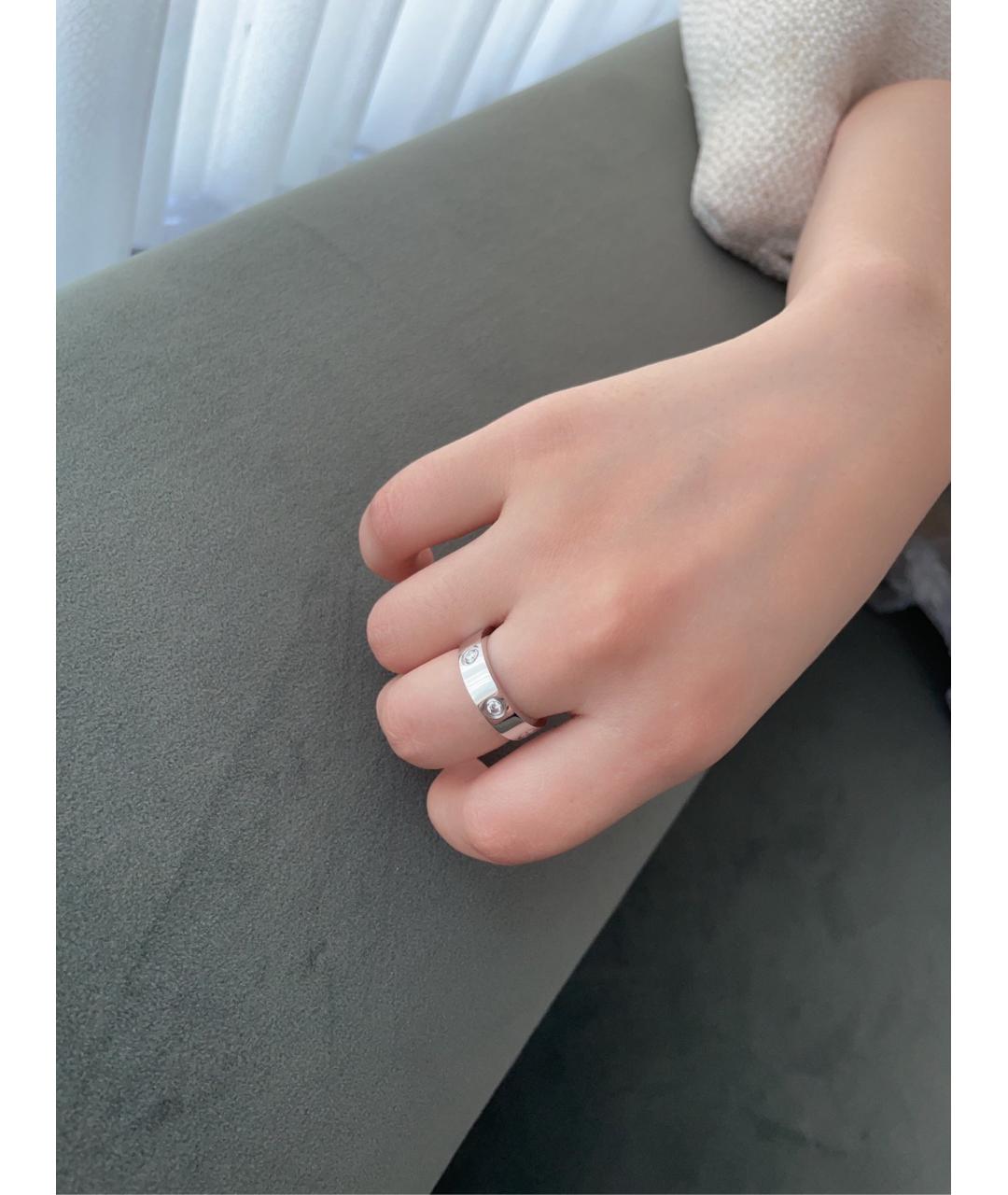 CARTIER Серебряное кольцо из белого золота, фото 6