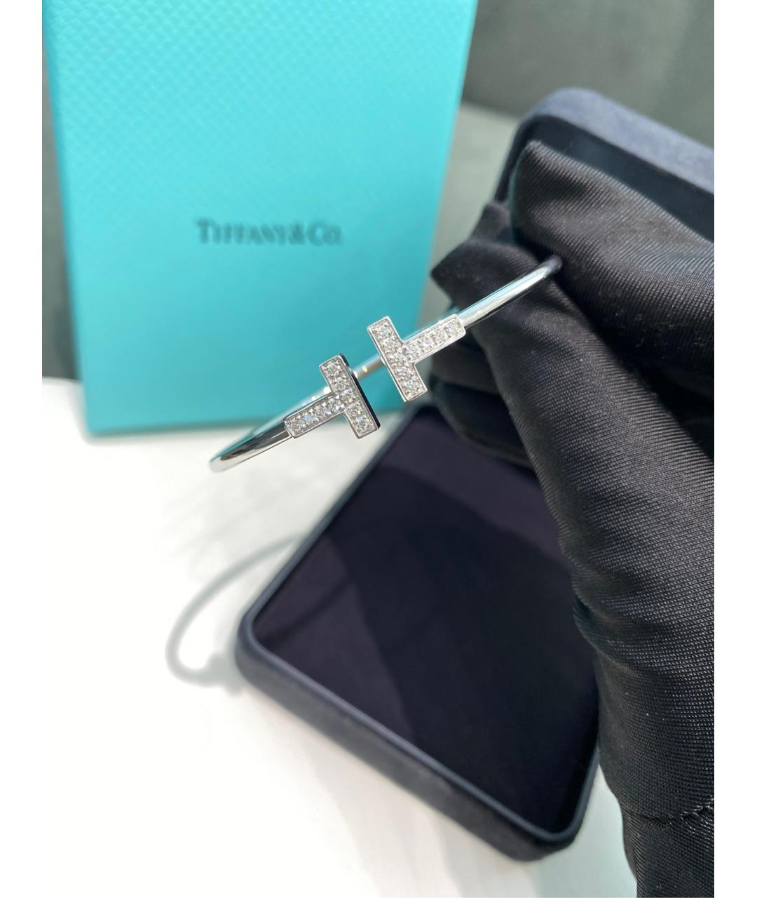 TIFFANY&CO Серебрянный браслет из белого золота, фото 3