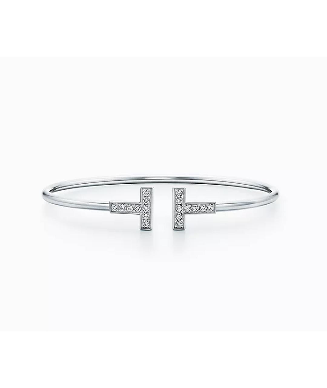 TIFFANY&CO Серебрянный браслет из белого золота, фото 7