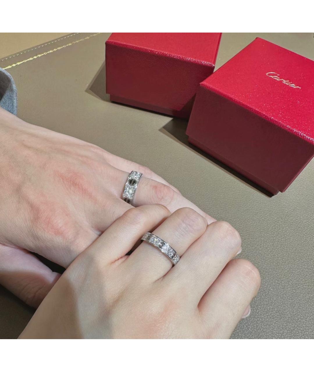 CARTIER Серебряное кольцо из белого золота, фото 3