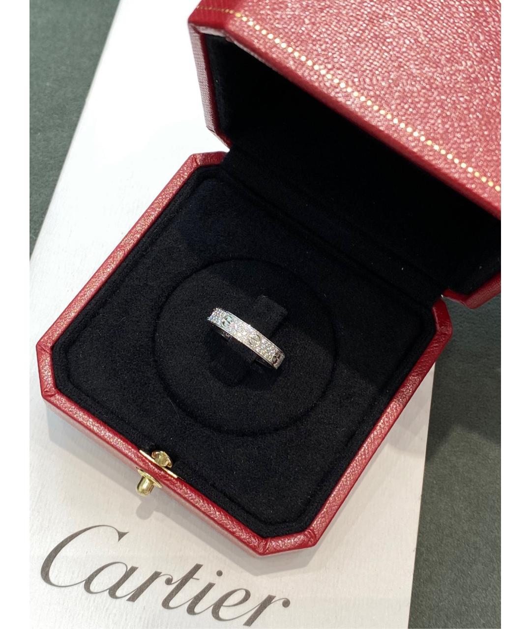 CARTIER Серебряное кольцо из белого золота, фото 5