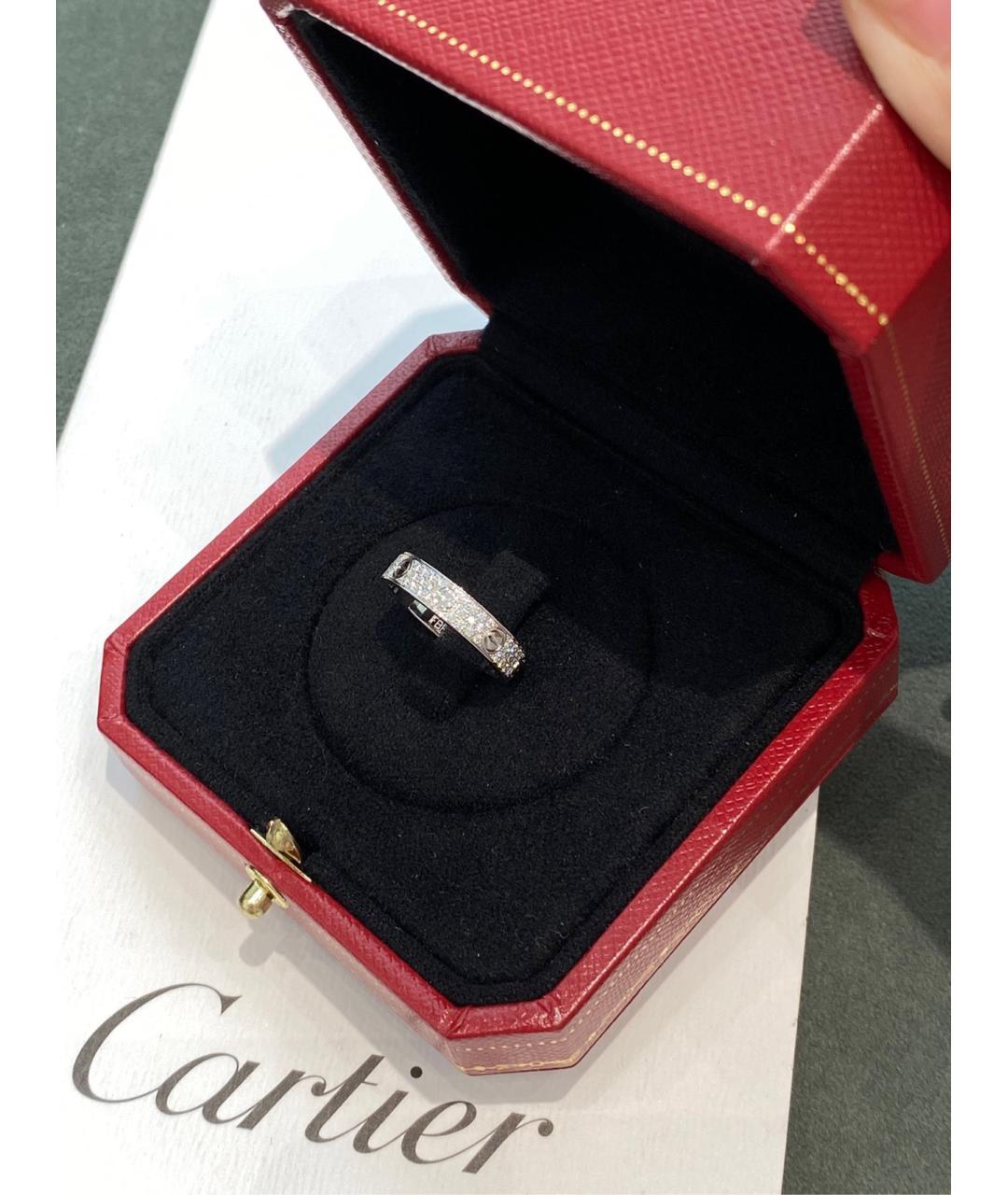 CARTIER Серебряное кольцо из белого золота, фото 2