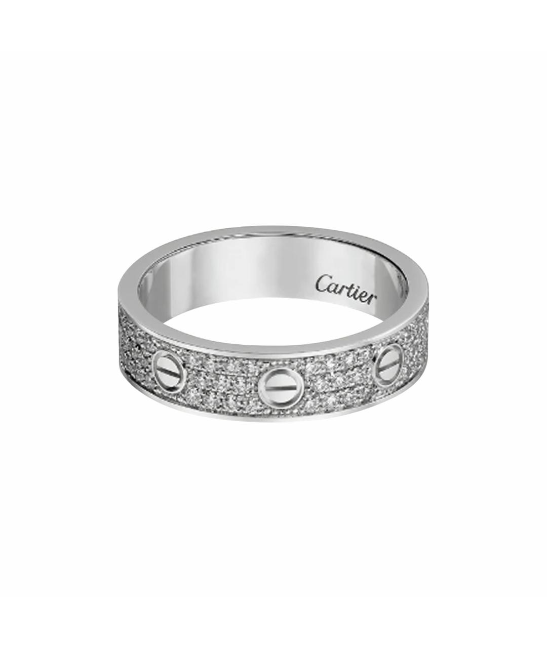 CARTIER Серебряное кольцо из белого золота, фото 1
