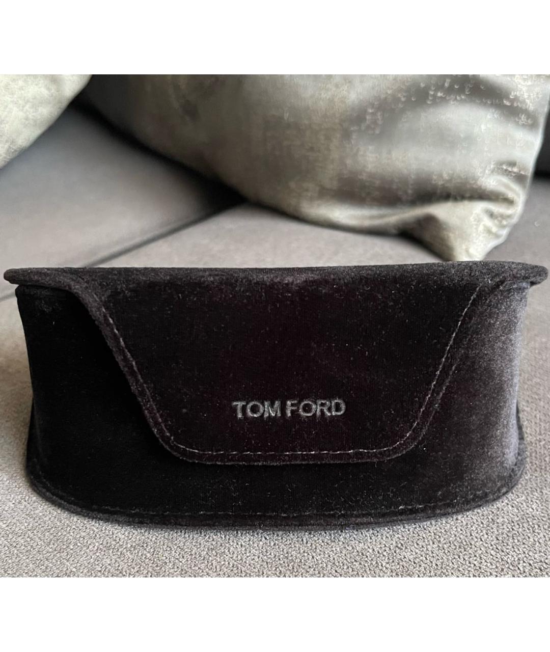 TOM FORD Коричневые пластиковые солнцезащитные очки, фото 4