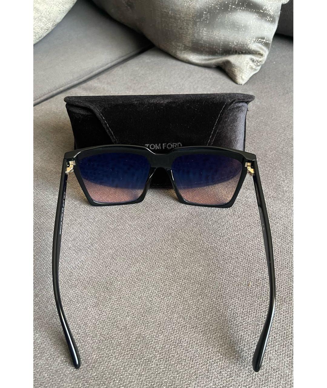 TOM FORD Коричневые пластиковые солнцезащитные очки, фото 2