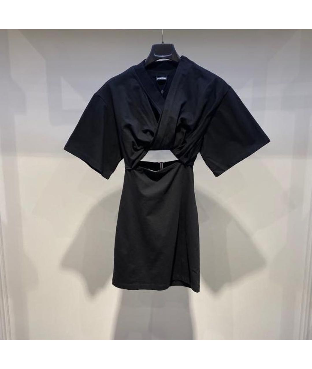 JACQUEMUS Черное коктейльное платье, фото 2