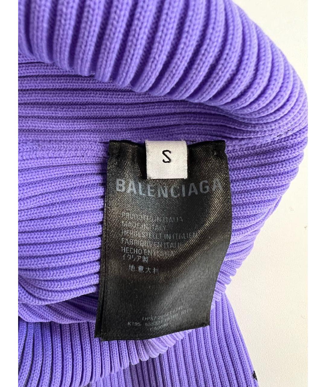 BALENCIAGA Фиолетовый джемпер / свитер, фото 5