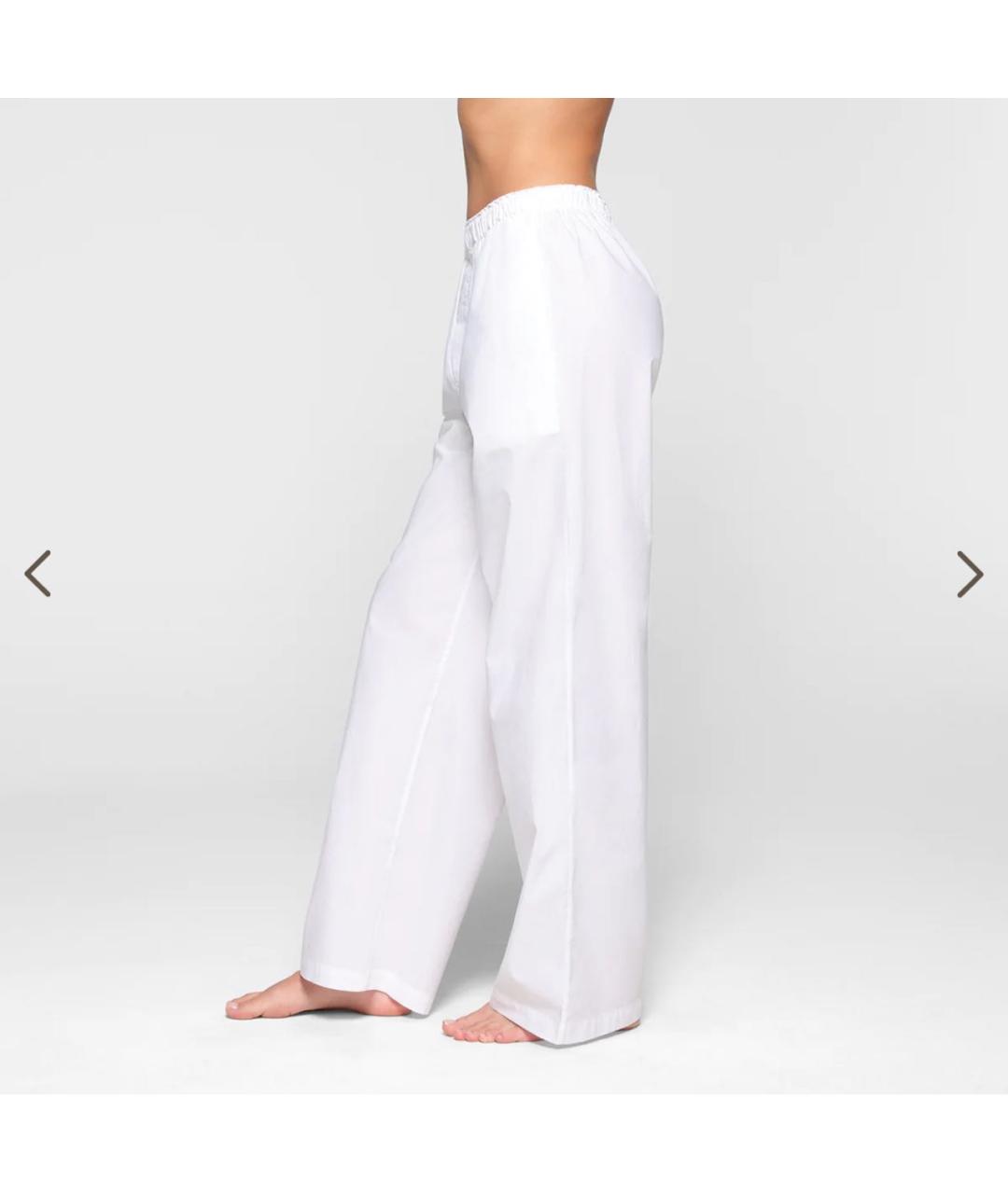 SKIMS Белая хлопковая пижама, фото 5