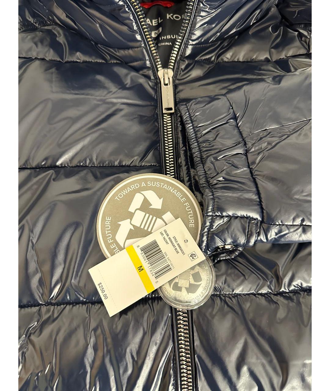 MICHAEL KORS Темно-синий пуховик, фото 4