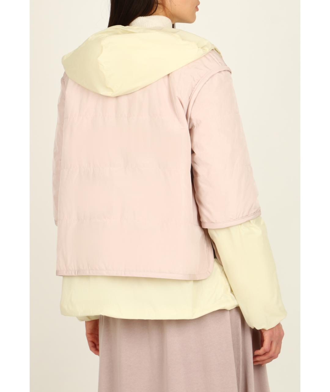 FABIANA FILIPPI Розовая полиэстеровая куртка, фото 3