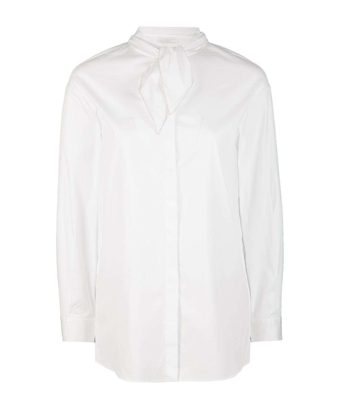 FABIANA FILIPPI Белая хлопковая рубашка, фото 1