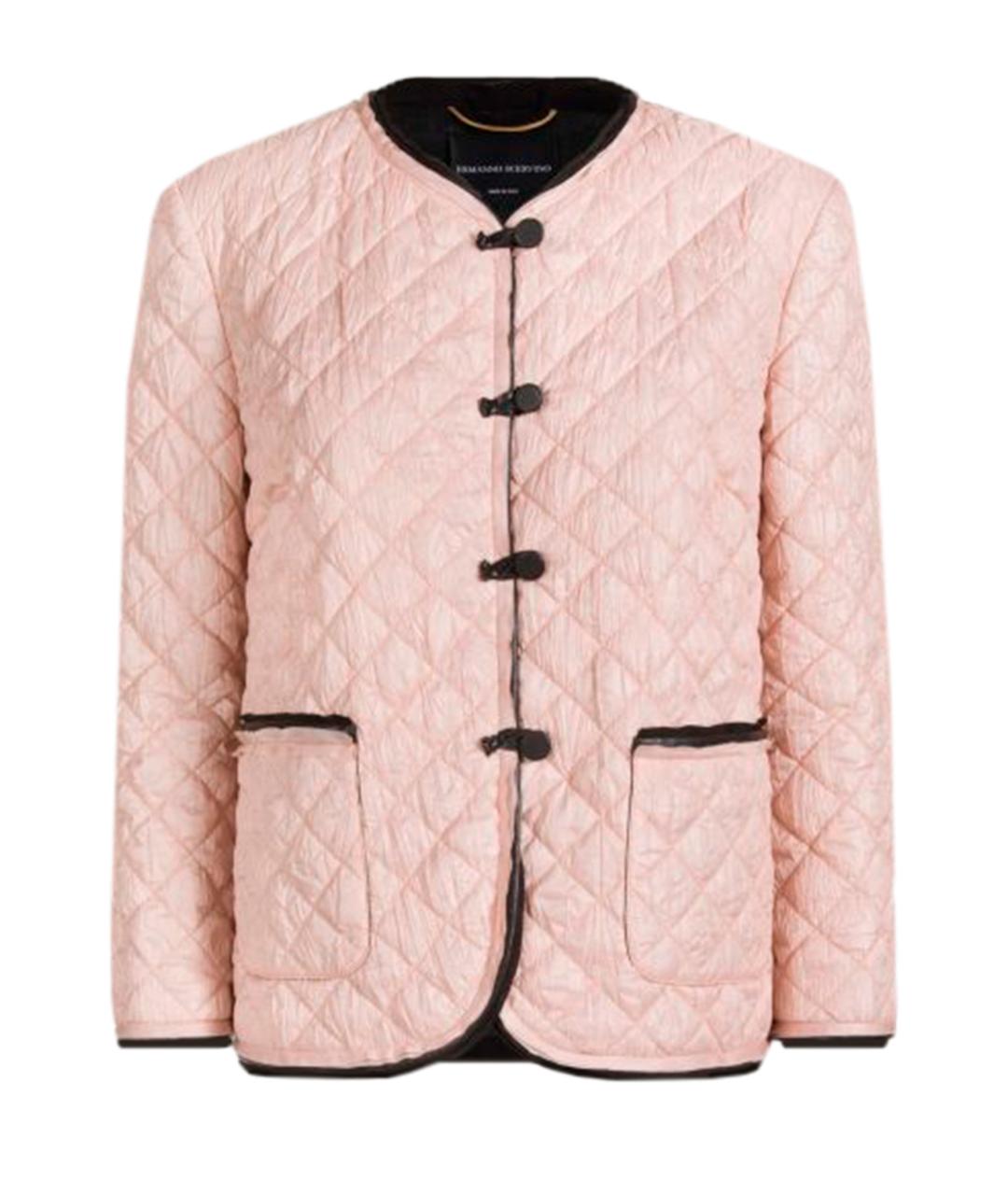 ERMANNO SCERVINO Розовая полиэстеровая куртка, фото 1