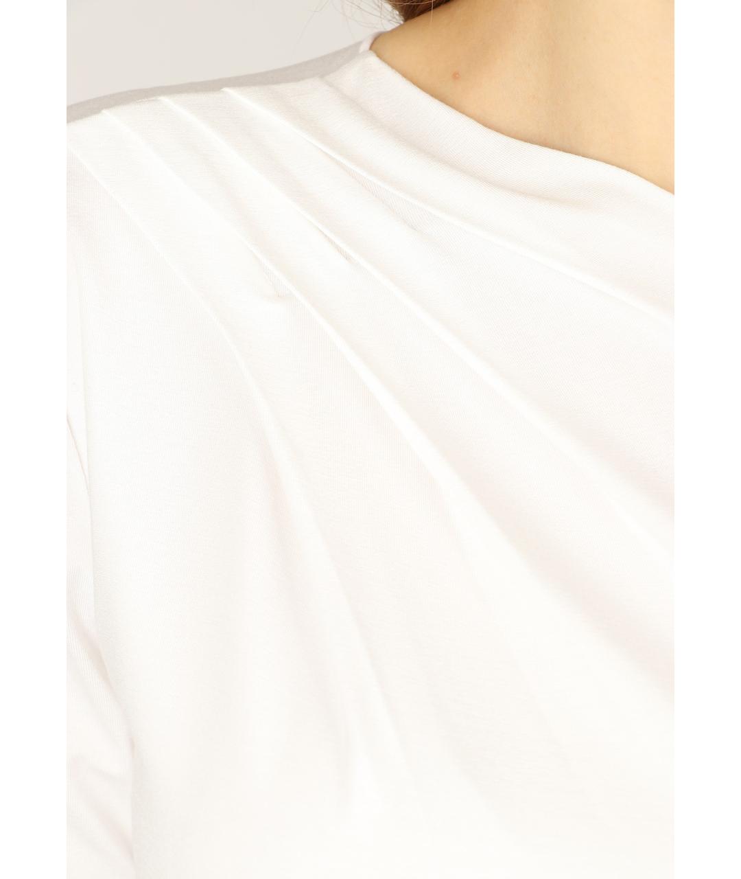 EMPORIO ARMANI Белая вискозная блузы, фото 4