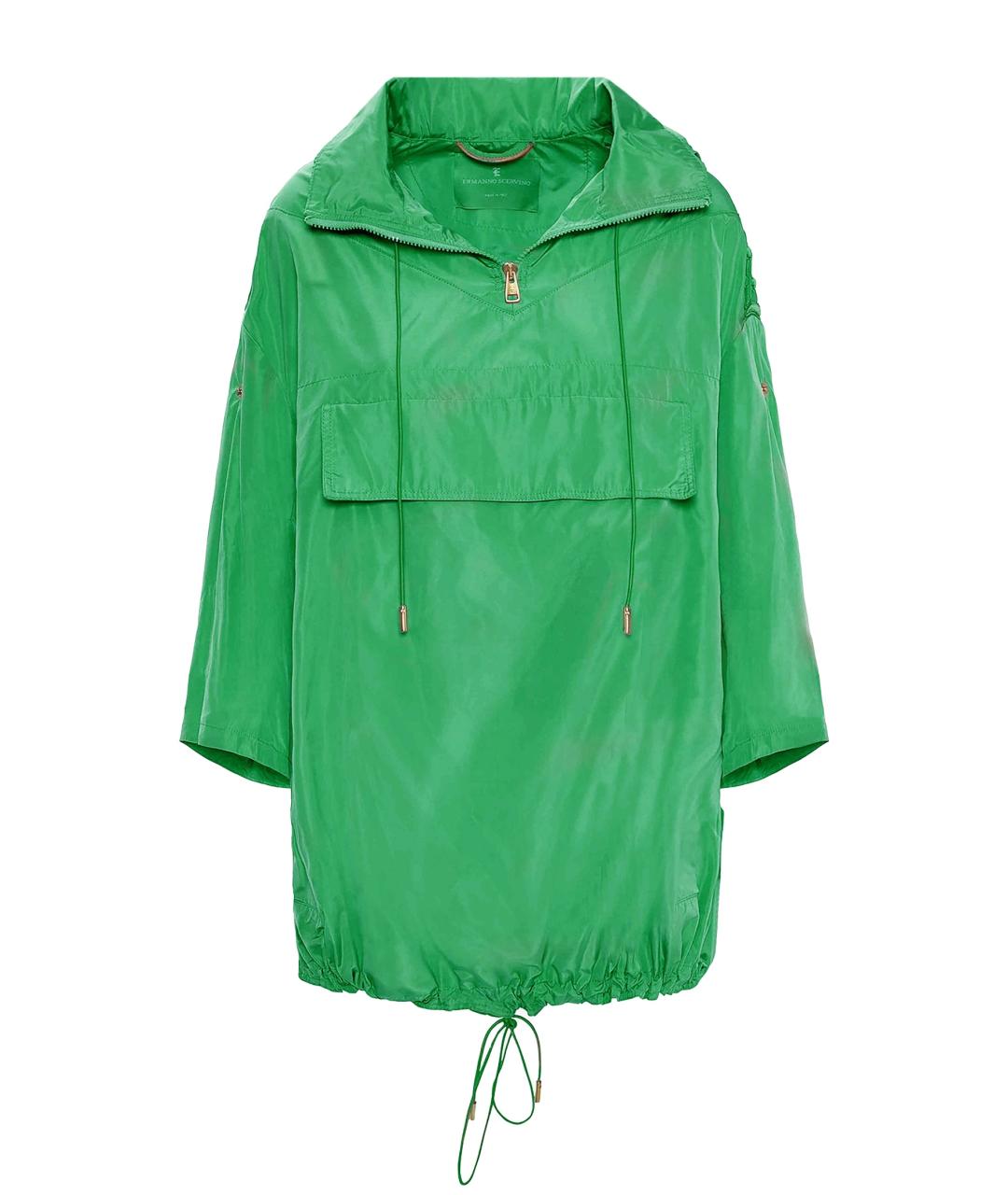 ERMANNO SCERVINO Зеленая полиэстеровая куртка, фото 1