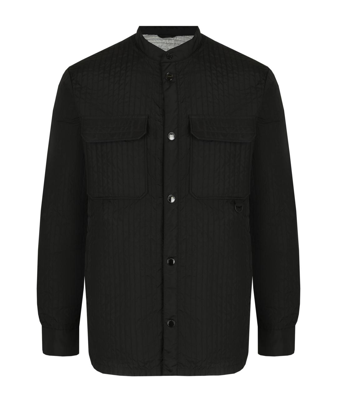 EMPORIO ARMANI Черная полиамидовая куртка, фото 1