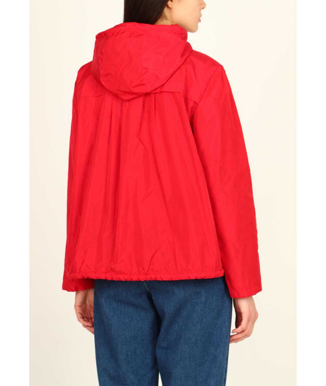 EMPORIO ARMANI Красная полиамидовая куртка, фото 3