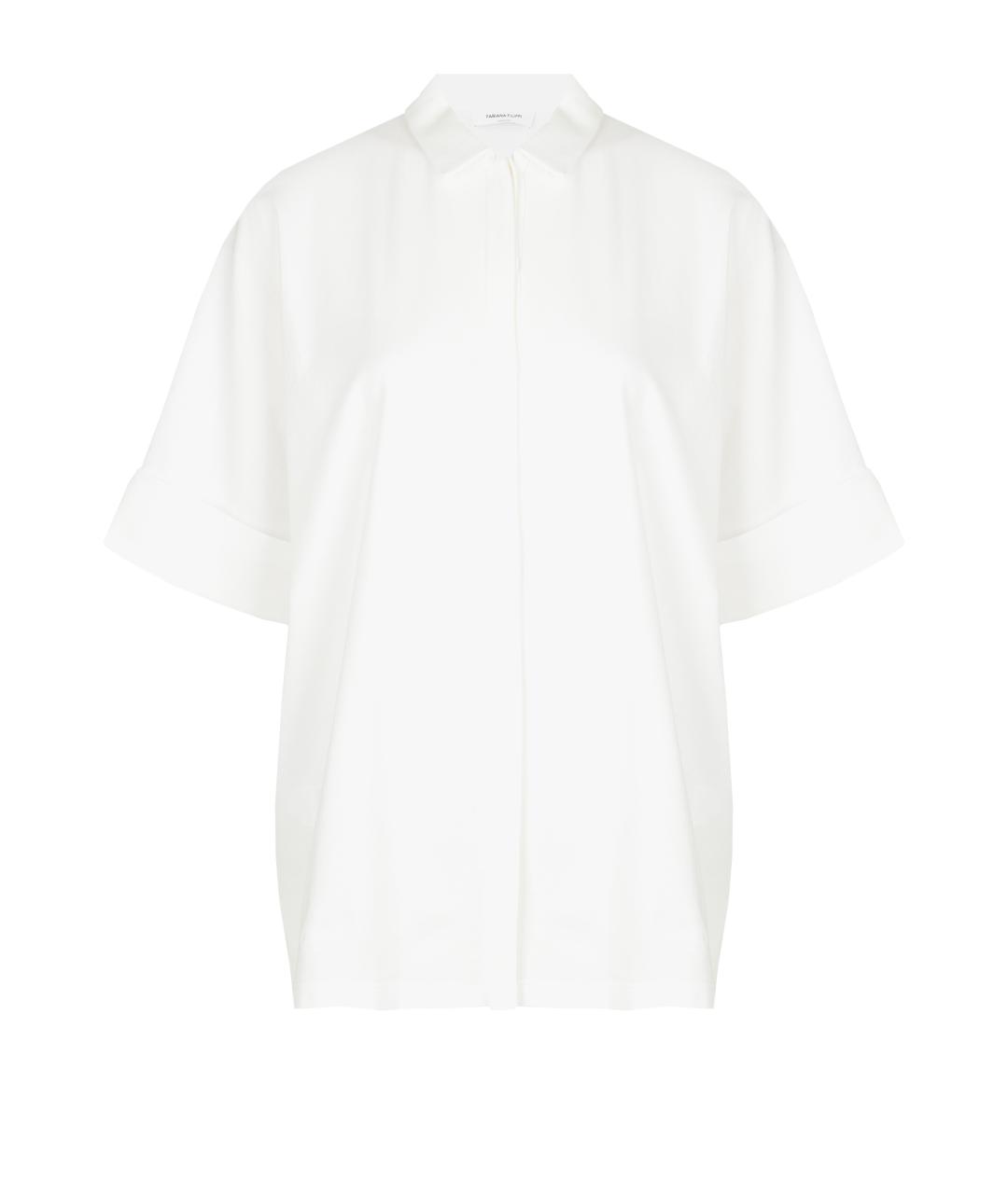 FABIANA FILIPPI Белая хлопковая рубашка, фото 1