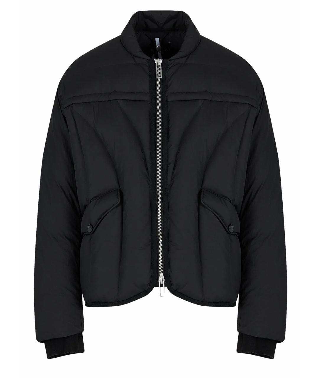 EMPORIO ARMANI Черная полиамидовая спортивная куртка, фото 1