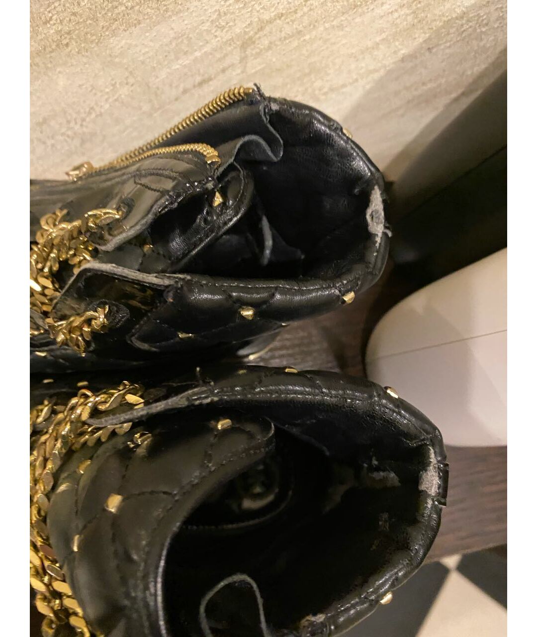 MICHAEL KORS Черные ботинки из лакированной кожи, фото 5