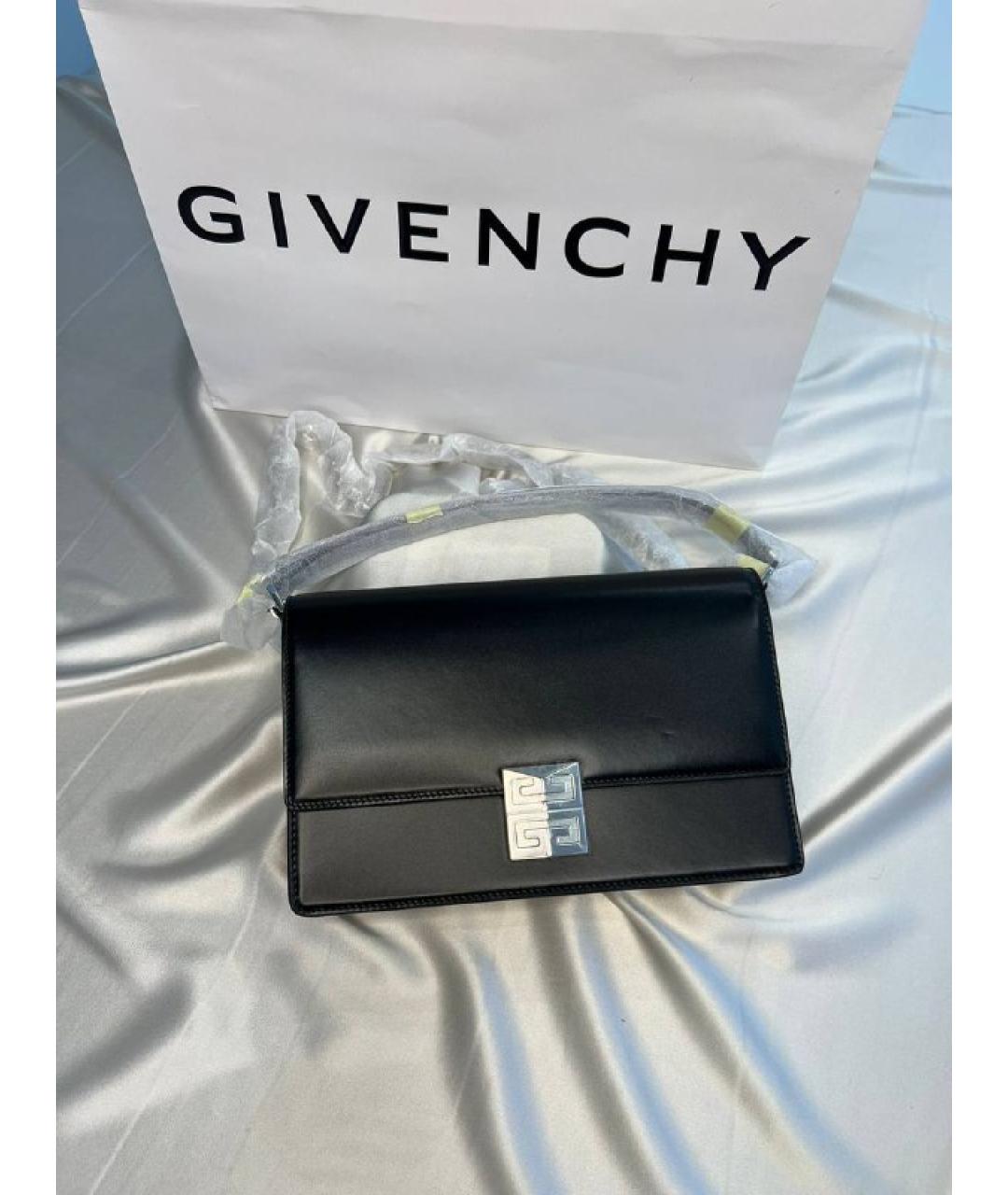 GIVENCHY Черная кожаная сумка через плечо, фото 3