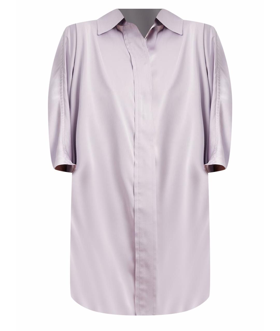 BRUNELLO CUCINELLI Фиолетовая полиэстеровая рубашка, фото 1