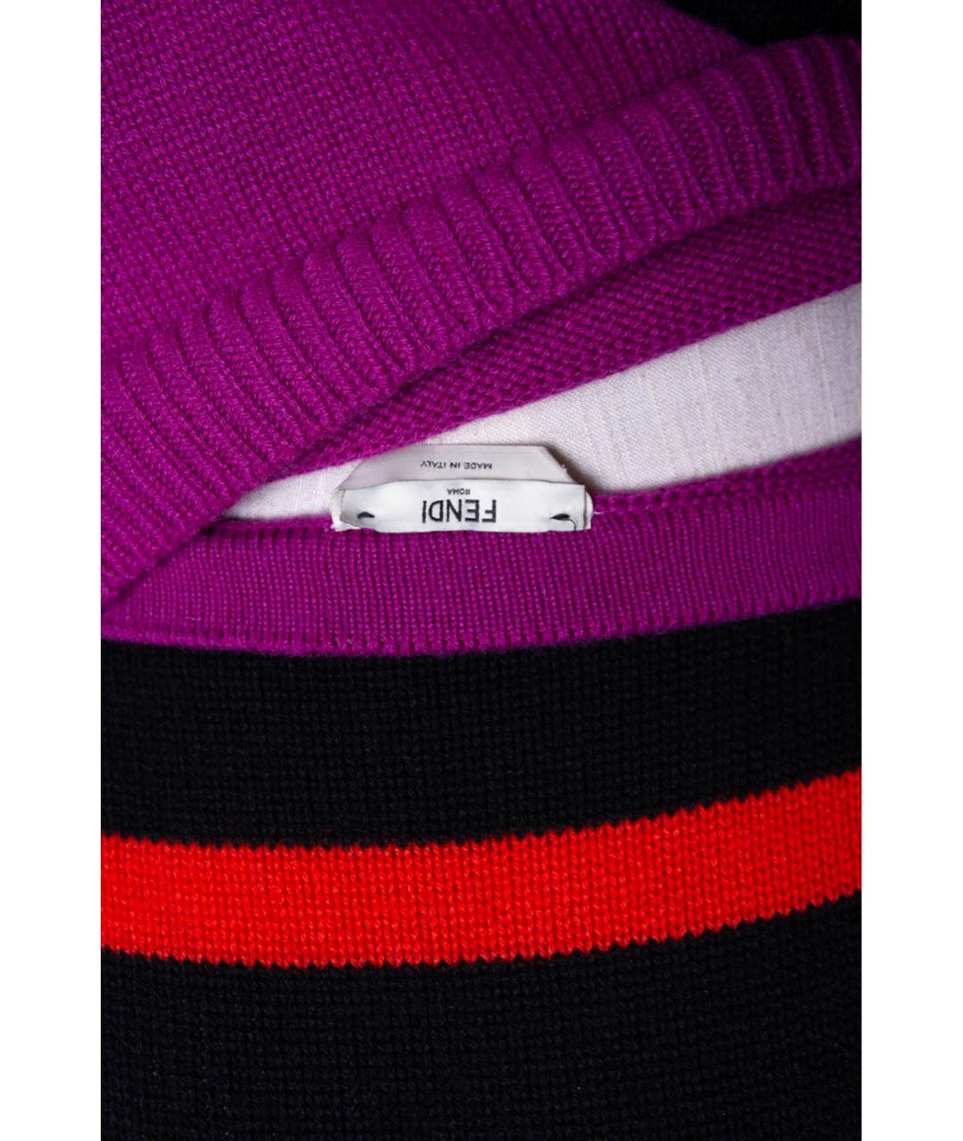 FENDI Фиолетовая кашемировая юбка макси, фото 3