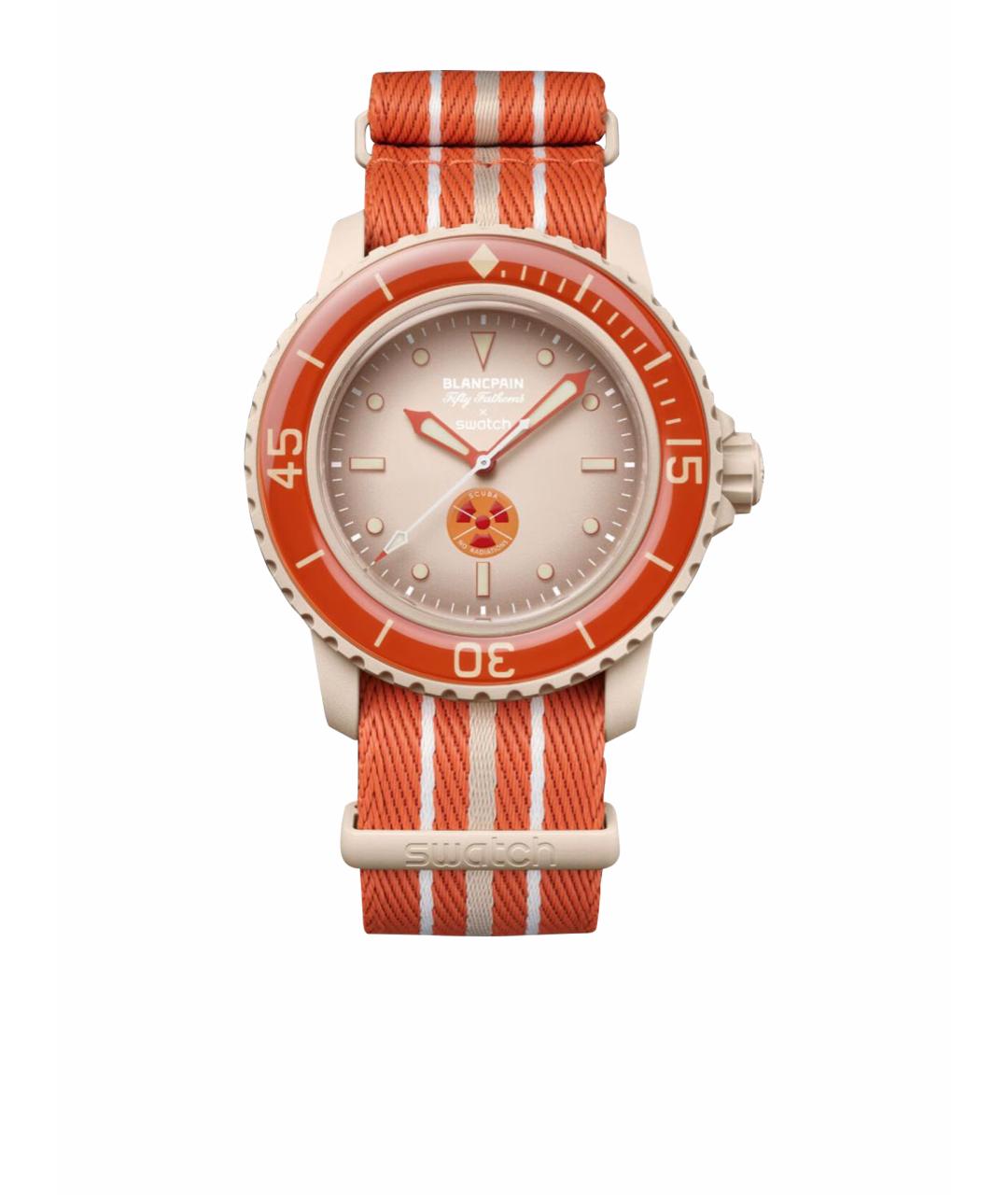 Blancpain Оранжевое керамические часы, фото 1