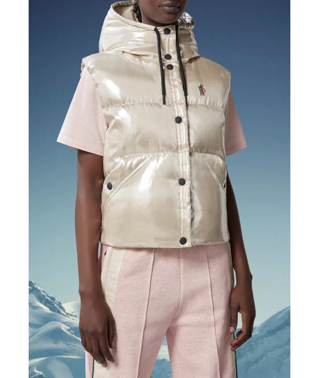 MONCLER Белый жилет, фото 2