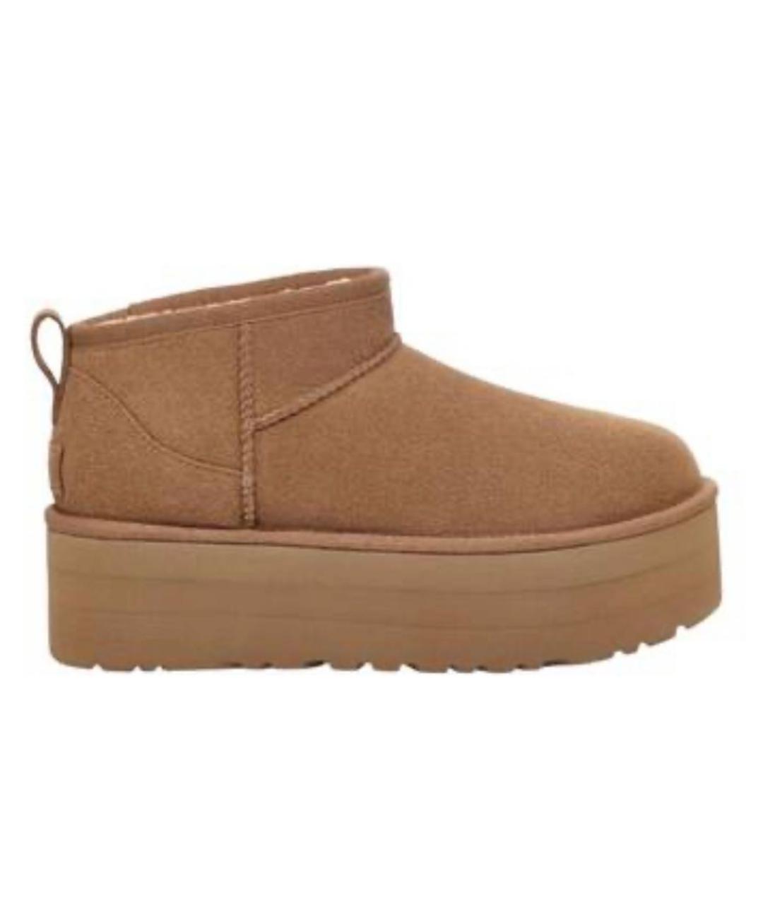 UGG AUSTRALIA Коричневые ботинки, фото 1