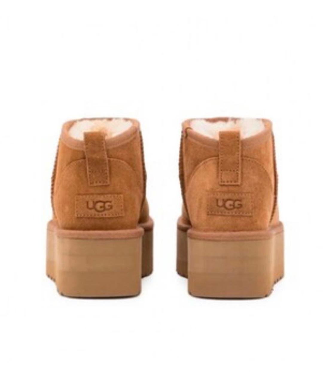 UGG AUSTRALIA Коричневые ботинки, фото 4