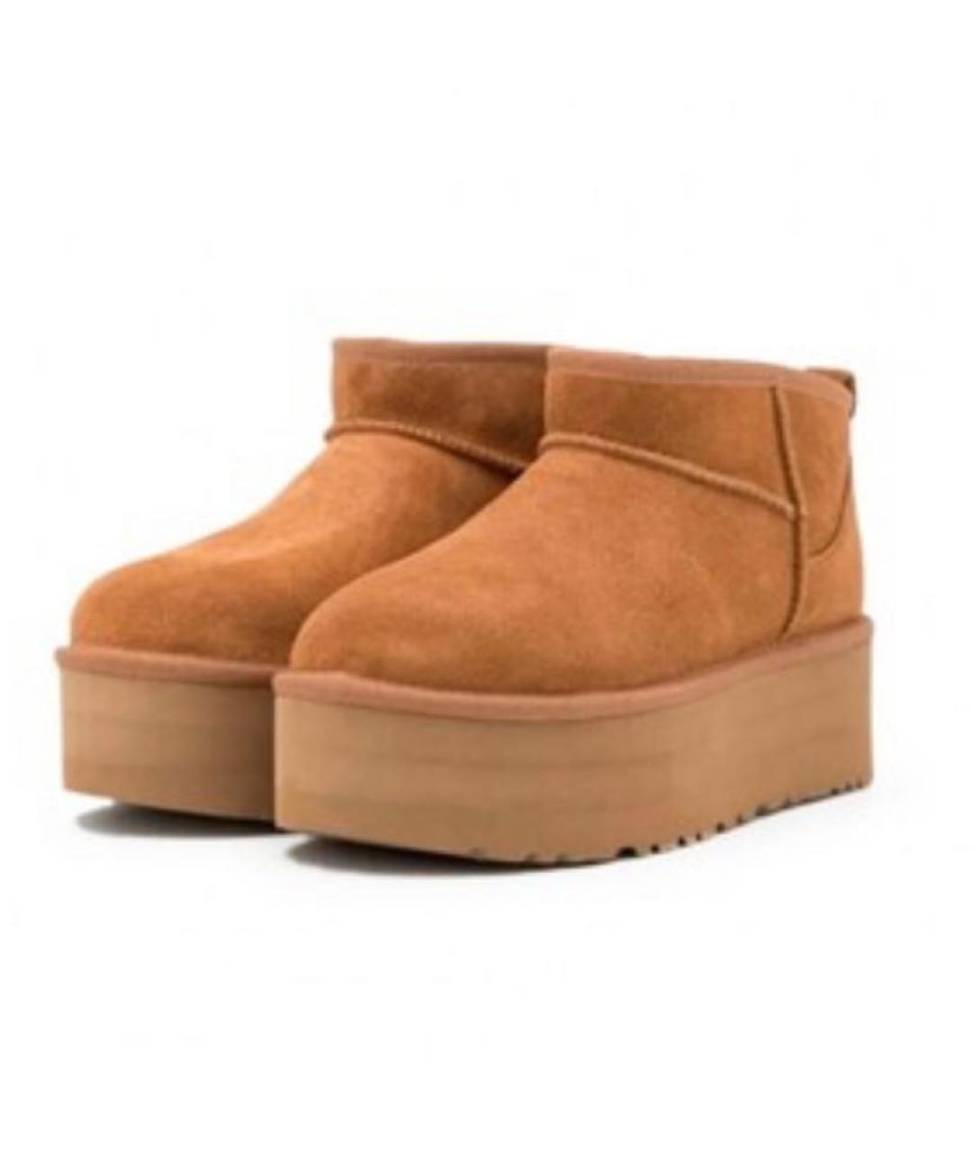 UGG AUSTRALIA Коричневые ботинки, фото 2