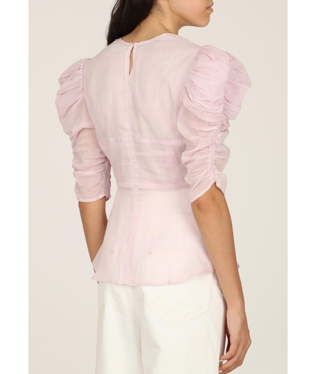 ISABEL MARANT Розовая хлопковая блузы, фото 4