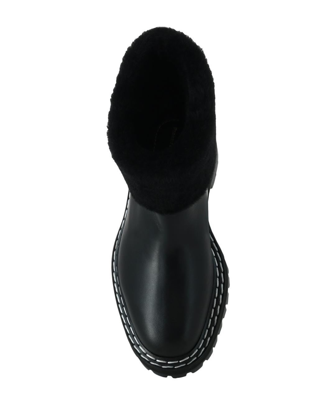 PROENZA SCHOULER Черные кожаные ботинки, фото 4