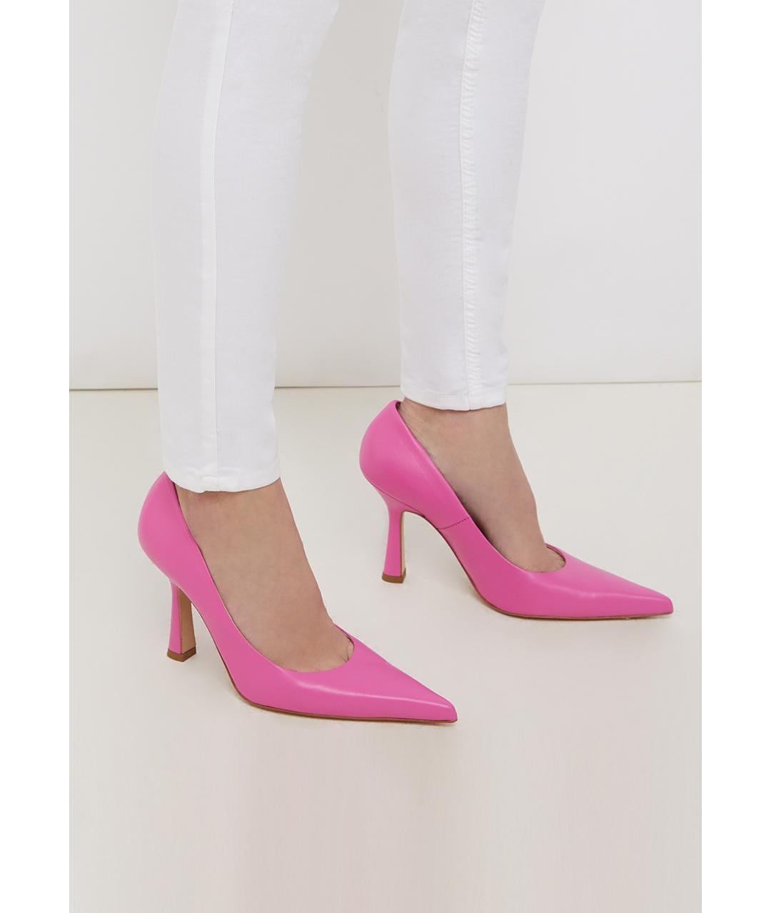 LIU JO Розовые кожаные туфли, фото 4