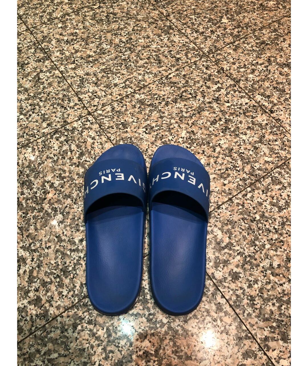 GIVENCHY Синие резиновые сандалии, фото 3