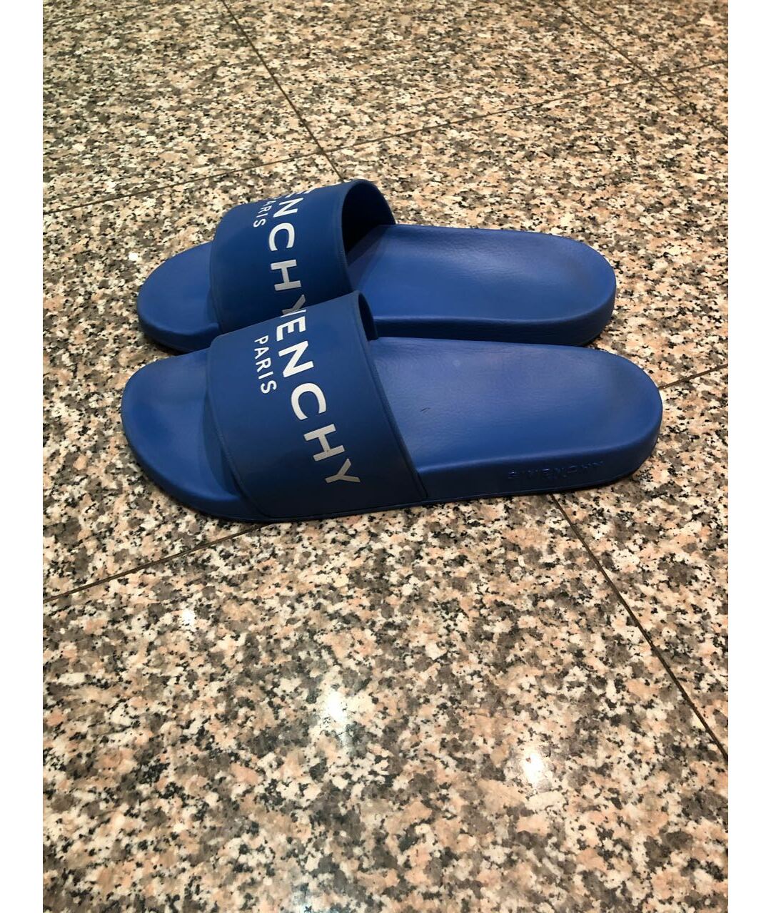GIVENCHY Синие резиновые сандалии, фото 2