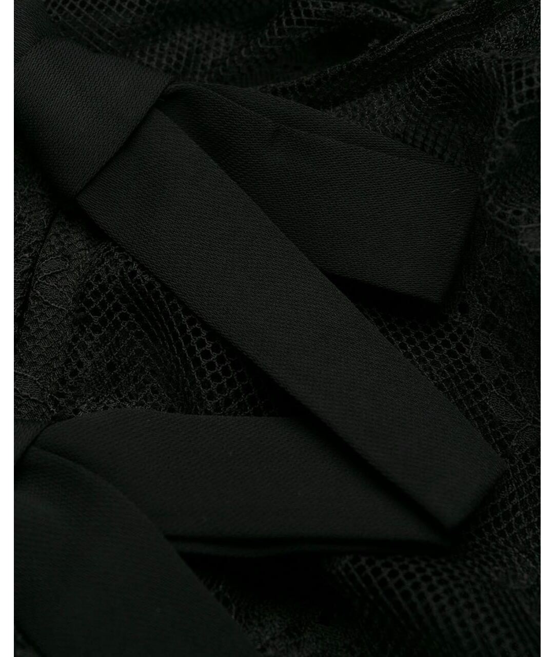 SELF-PORTRAIT Черное вискозное повседневное платье, фото 7