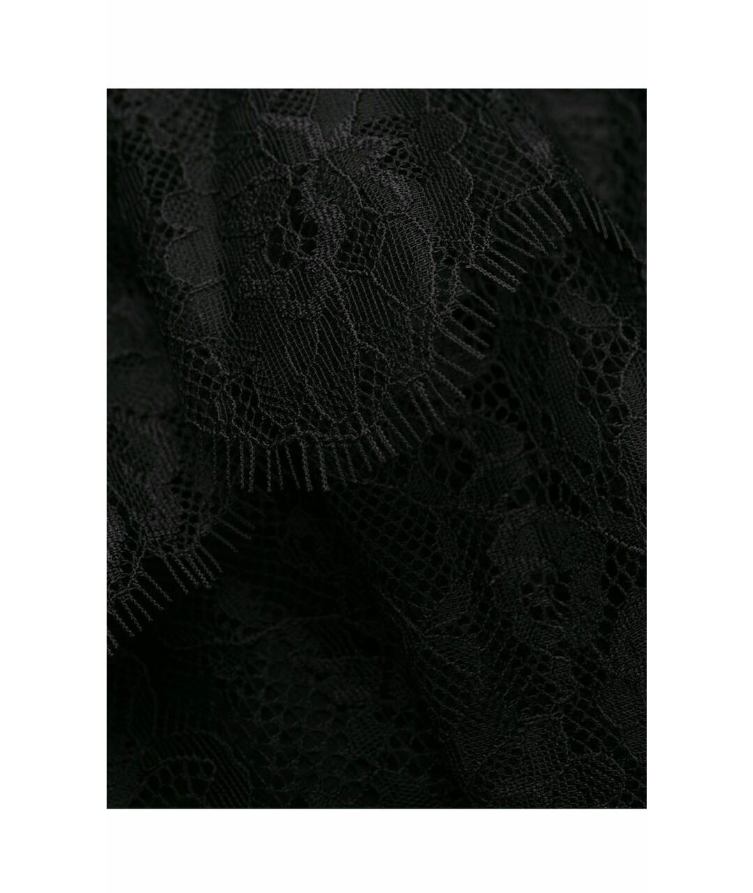 SELF-PORTRAIT Черное вискозное повседневное платье, фото 8