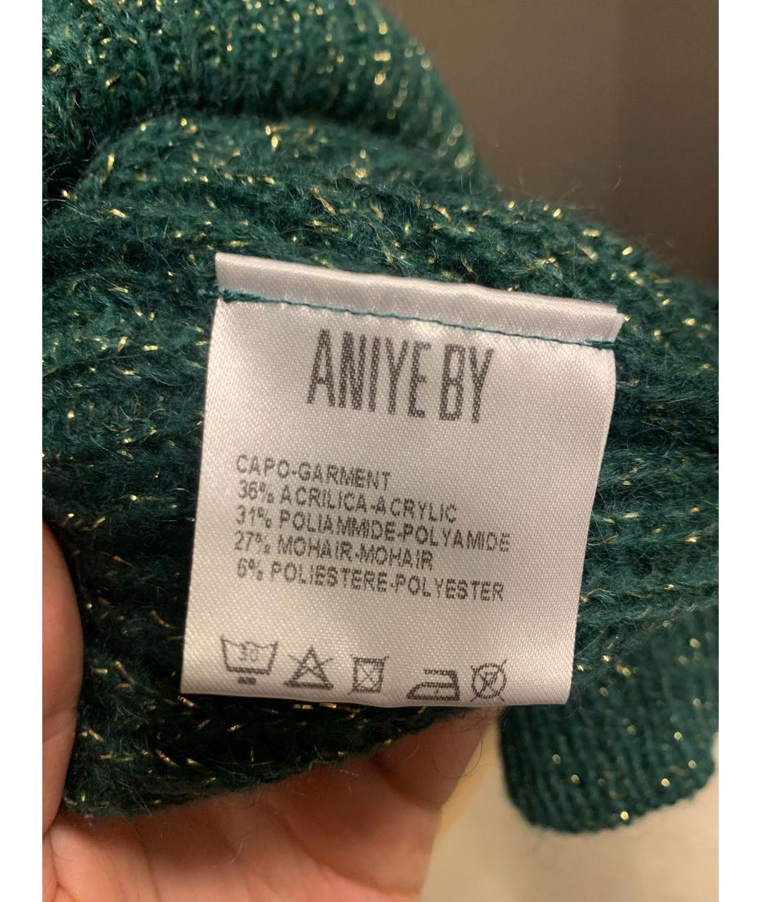 ANIYE BY Зеленый шерстяной джемпер / свитер, фото 5