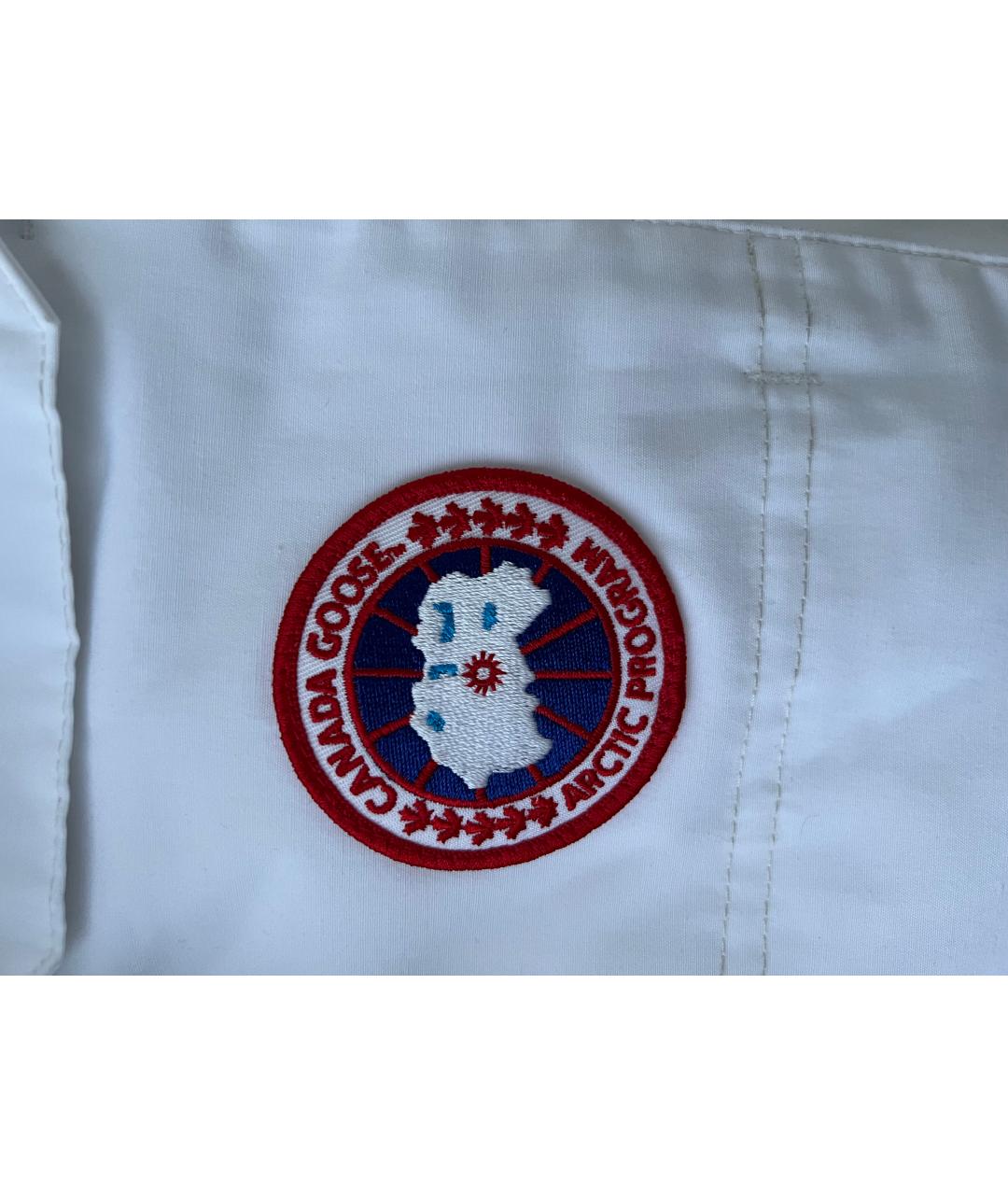 CANADA GOOSE Белый пуховик, фото 2