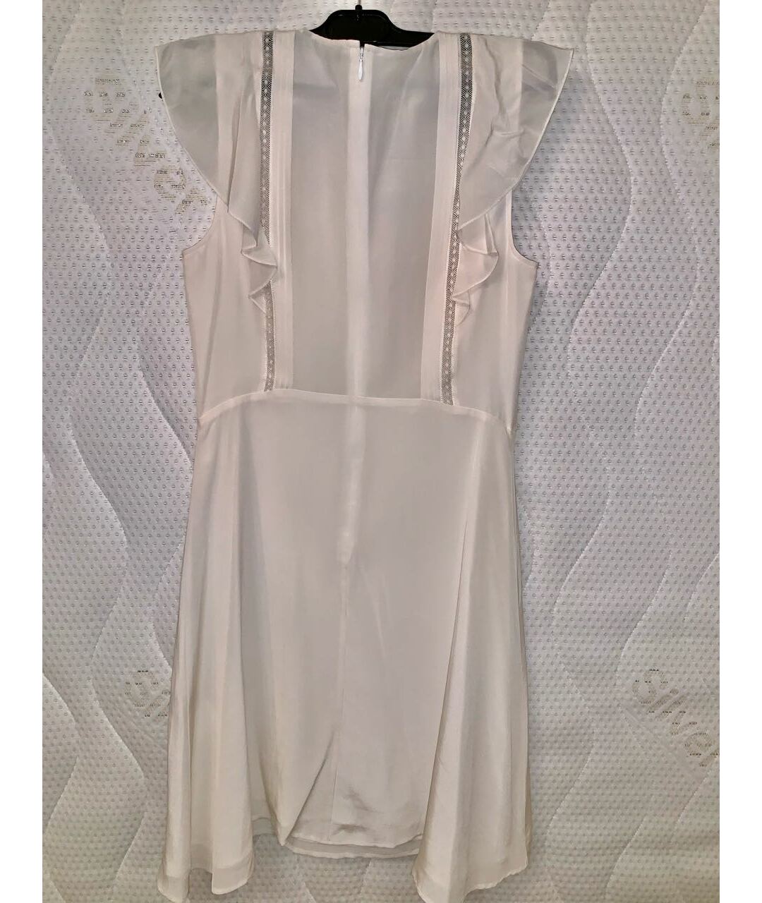 THEORY Белое шелковое повседневное платье, фото 2