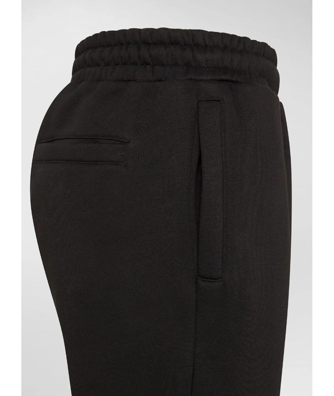 PEUTEREY Черные хлопковые повседневные брюки, фото 2